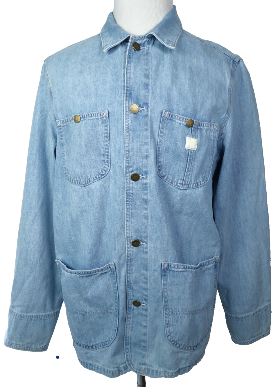 Lee x H&M Denim Chore Jacket Blue Men Size Medium